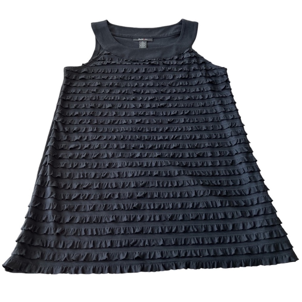 Style & Co Women’s Sleeveless Top, UGC, Size M, Color-Black, Macys Tops